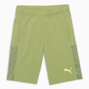 PUMA x one8 Boy's Woven Training Shorts, Kiwi Green, extralarge-IND