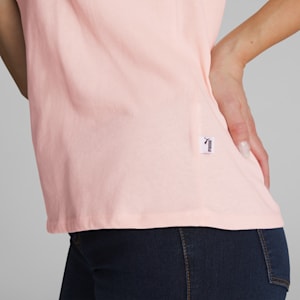 Stacked A-OK Women's Tee , Rose Dust