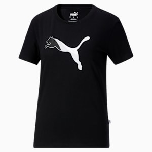 PUMA Cat Segment Women's Tee, PUMA Black, extralarge