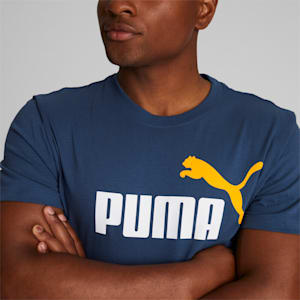 Camiseta con logo Essentials para hombre, Inky Blue, extragrande