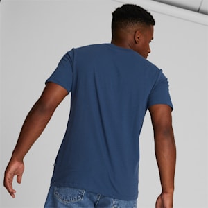 Camiseta con logo Essentials para hombre, Inky Blue, extragrande