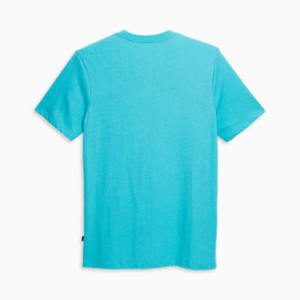 Camiseta Essentials Heather para hombre, Team Aqua Heather, extragrande
