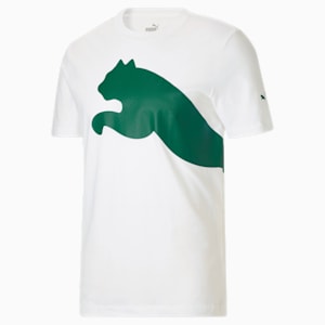 Oversized Logo Men's Tee, Puma White, extralarge