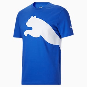 Camiseta con logo extragrande para hombre, Royal Sapphire, extralarge