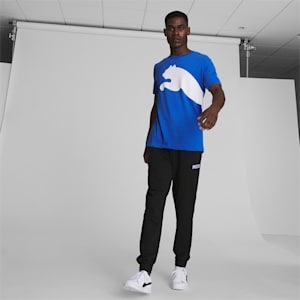 Oversized Logo Men's Tee, Royal Sapphire