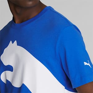 Oversized Logo Men's Tee, Royal Sapphire