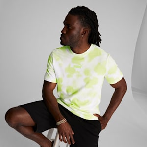 Cloud Tie Dye Men's Tee, Lily Pad, extralarge