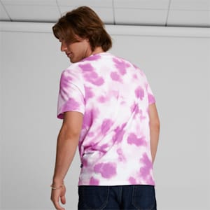 T-shirt Cloud Tie Dye Homme, Mauve Pop, extralarge