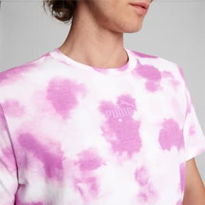 T-shirt Cloud Tie Dye Homme, Mauve Pop, extralarge