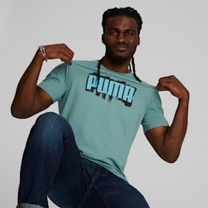 T-shirt PUMA Paint, homme, Adriatique, très grand
