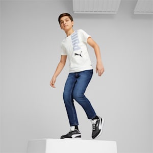 Essential Youth Regular Fit T-Shirt, PUMA White, extralarge-IND