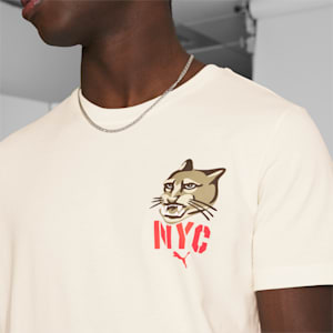Camiseta PUMA NYC Cat para hombre , Pristine