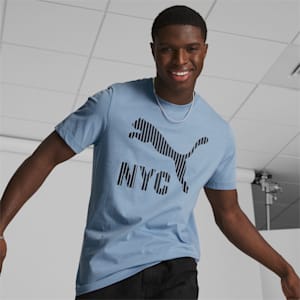PUMA NYC Pinstripe Men's Tee , Filtered Ash