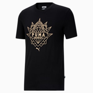 Camiseta PUMA NYC Art Deco para hombre, PUMA Black