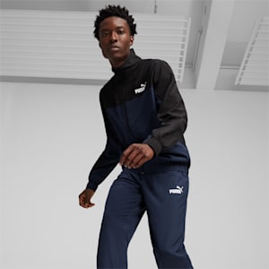 Men's Woven Tracksuit, Club Navy, extralarge-IND