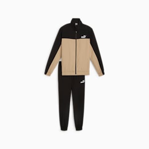 Men's Woven Tracksuit, Prairie Tan, extralarge-IND