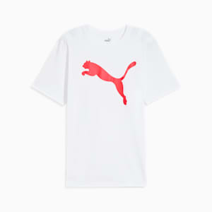Playera para hombre Essentials Big Cat, PUMA White-For All Time Red, extralarge