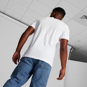 Playera para hombre Essentials Big Cat, PUMA White-For All Time Red, extralarge