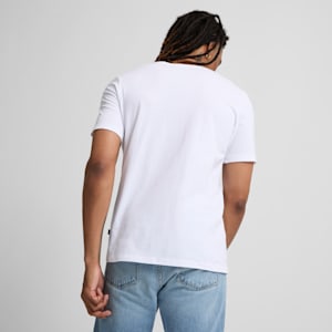 Playera para hombre Essentials Big Cat, PUMA White-For All Time Red, extralarge