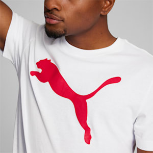 Essentials Big Cat Men's Tee, PUMA White-For All Time Red, extralarge