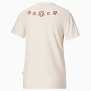 Camiseta Flower Grow para mujeres, Pristine