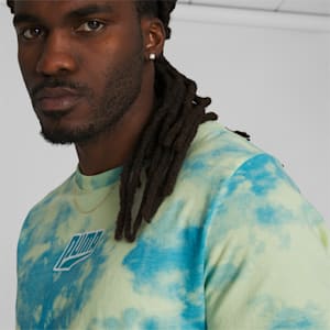 Camiseta Tie Dye Nostalgia para hombre, Light Mint