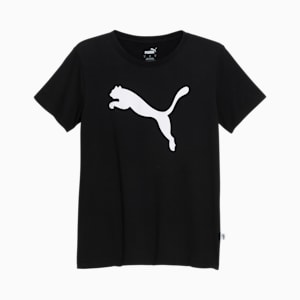 Essentials Big Cat Logo Women's Tee, PUMA Black, extralarge