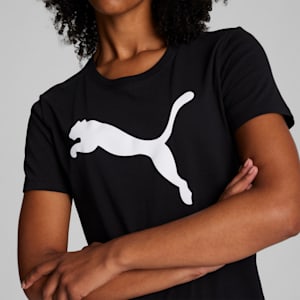Sudadera con capucha para mujer Essentials Big Cat Logo, PUMA Black, extralarge