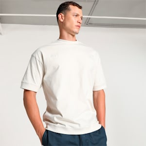 PUMA x one8 Signature Men's Relaxed Fit T-shirt, Alpine Snow, extralarge-IND