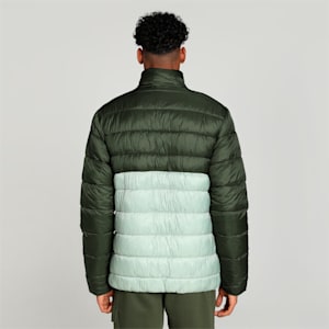 Men's Colorblock Padded Jacket, Myrtle, extralarge-IND