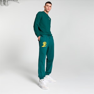 PUMA x HARRDY SANDHU Relaxed Fit Pants, Malachite, extralarge-IND