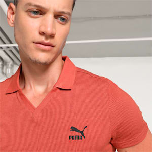 Classics Jacquard Men's Slim Fit Polo, Apple Cider, extralarge-IND