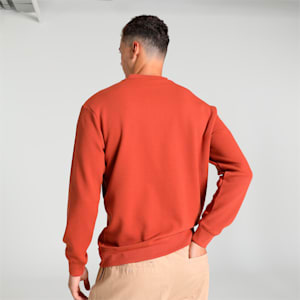 Classics Jacquard Men's Crew-Neck Sweatshirt, Apple Cider, extralarge-IND