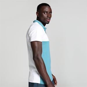 POLO V-NECK T-SHIRT BLUE – Men's Clothing Store