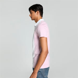 Elevated Colorblock Men's Slim Fit Polo, Grape Mist, extralarge-IND