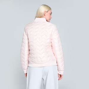 Women's Woven Bomber Jacket, Island Pink, extralarge-IND