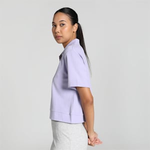 Women's Relaxed Fit Polo, Vivid Violet, extralarge-IND