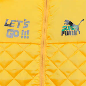 Super Boy's Padded Jacket, Yellow Sizzle, extralarge-IND