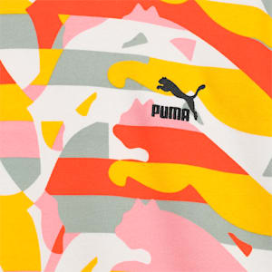 PUMA Worldwide Printed Boy's Sweatshirt, Yellow Sizzle, extralarge-IND