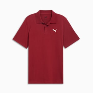 Essential Men's Polo, Intense Red, extralarge
