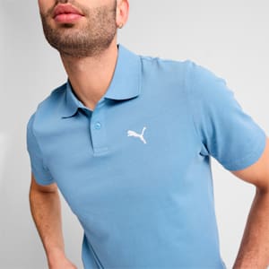 Essential Men's Polo, Zen Blue, extralarge