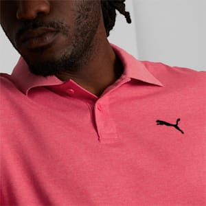 ESS Heather Small Logo Men's Polo, For All Time Red Heather, extralarge