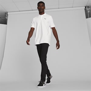 Essential Pique Men's Polo, PUMA White, extralarge