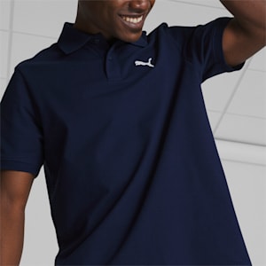 Essential Pique Men's Polo, PUMA Navy, extralarge