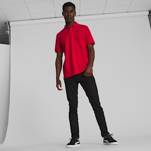 Essential Pique Men's Polo, For All Time Red
