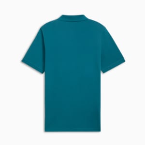 Essential Pique Men's Polo, Cold Green, extralarge