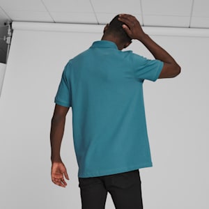 Essential Pique Men's Polo, Bold Blue