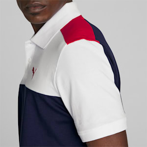 Camiseta tipo polo Essentials+ Block para hombre, PUMA Navy