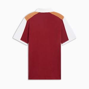 Essential+ Block Men's Polo, Intense Red, extralarge