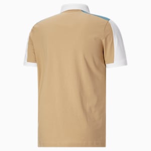 Camiseta tipo polo Essentials+ Block para hombre, Sand Dune